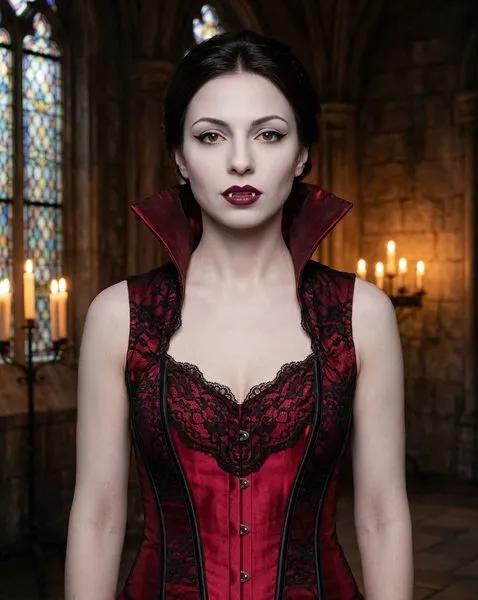 Vampire Countess, a Halloween outfit look in Hairset